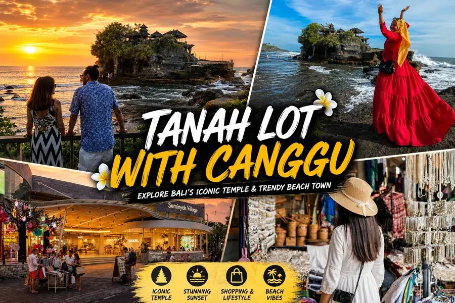 Ancient Culture & Coastal Cool: Tanah Lot & Canggu Day Trip