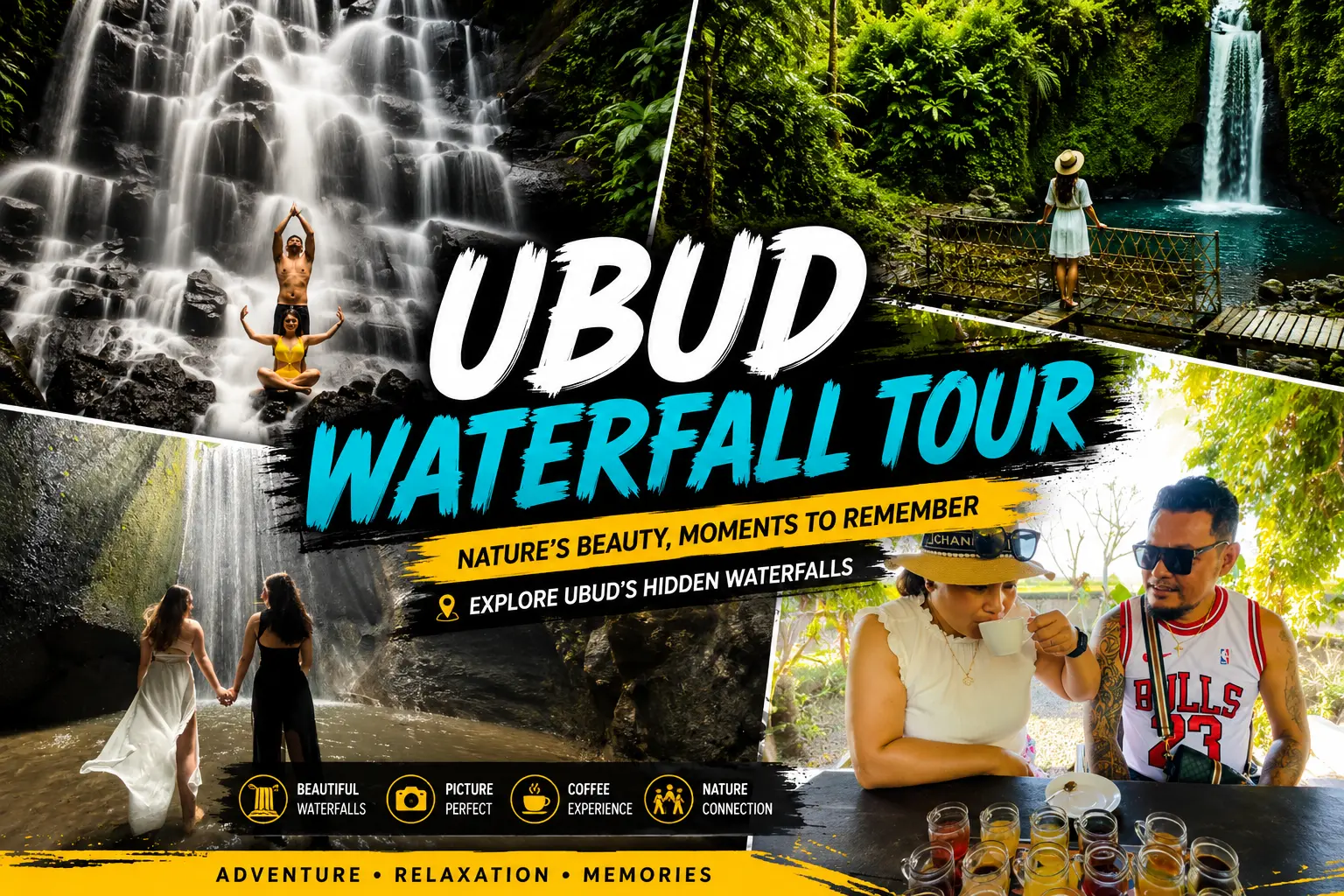 Ubud Hidden Waterfalls & Hidden Canyons Expedition